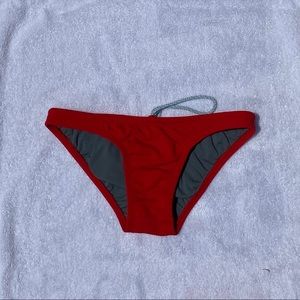 Red Jolyn bikini bottoms